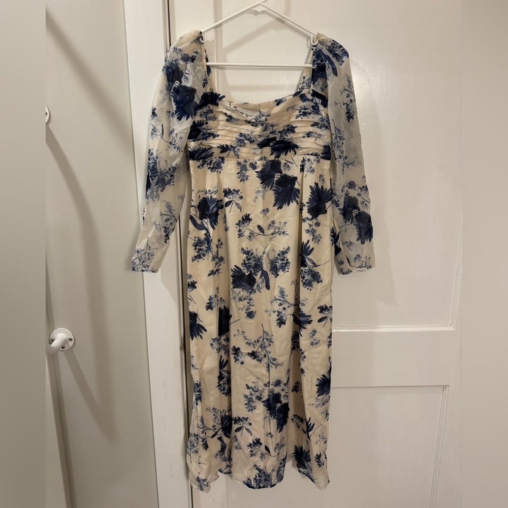 Abercrombie & Fitch Emerson midi Long Sleeve Dress